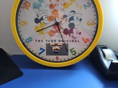 #ad Mickey Mouse 90th Anniversay Premium Quartz Pendulum Wall Clock $60.99