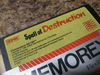 #ad Spell of Destruction Commodore 64 128 C64 Floppy Disk $28.22