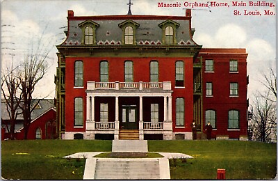 #ad Postcard Masonic Orphans Home Main Building in St. Louis Missouri $8.00