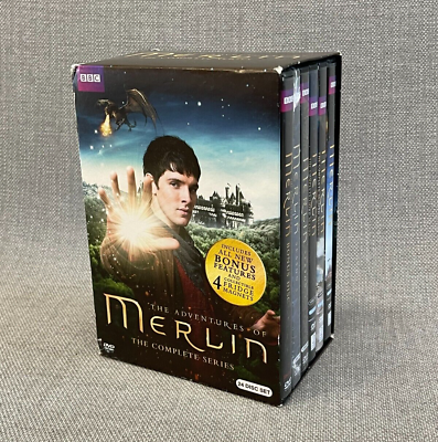 #ad Merlin The Complete Series DVD 2014 24 Disc Set $54.88