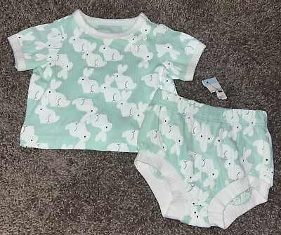#ad New With Tags Cat amp; Jack Unisex Baby Size 0 3 Months 2 Piece Outfit $8.00