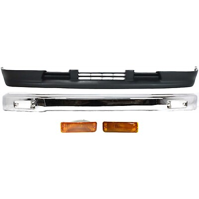 #ad Bumper Kit For 1993 1998 Toyota T100 with Turn Signal Light and Valance Front $299.25