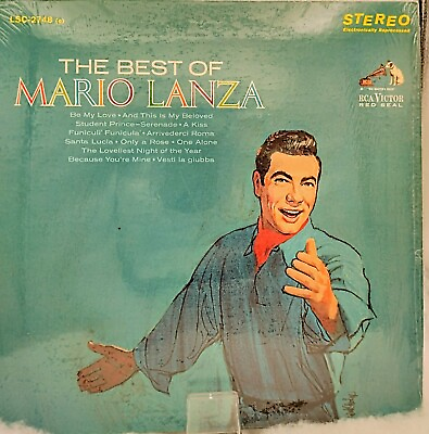 #ad The Best of Mario Lanza 1964 RCA LSC 2748 e In Excellent Condit $6.33