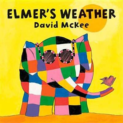 #ad Elmer#x27;s Weather Elmer series Board book By McKee David GOOD $4.57