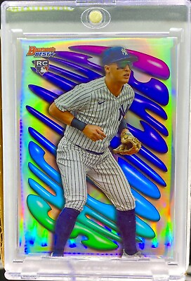 #ad Anthony Volpe RARE ROOKIE REFRACTOR INVESTMENT CARD SSP BOWMAN CHROME YANKEES $35.99
