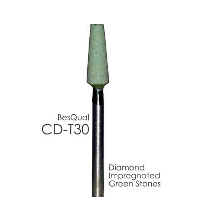 #ad Dental Lab 10 pack Diamond Green Stone CD T30 Taper for Zirconia and Porcelain $149.95