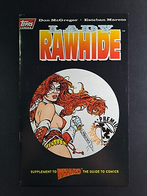 #ad Lady Rawhide #1 Wizard Gold Ashcan Topps Comics Combined Shipping 10 Pics $5.91