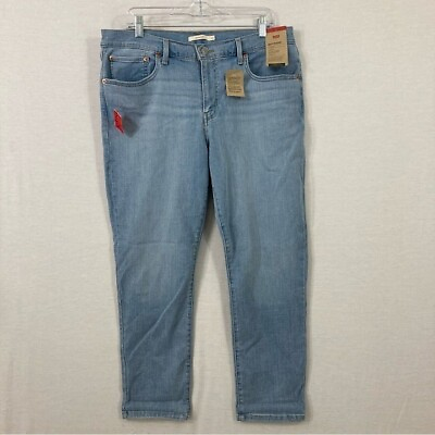 #ad New Levi#x27;s Medium Wash Boyfriend Hyper Soft Jeans size 33 $28.00