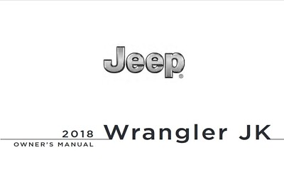 #ad 2018 Jeep Wrangler JK Owners Manual User Guide $37.99