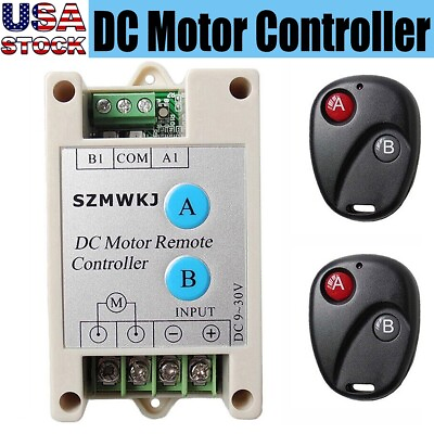 #ad 9 30V DC Motor Linear Actuator Controller Wireless Remote Control Kit Auto Lift $12.99