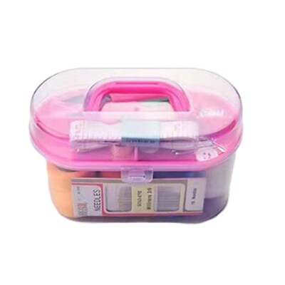 #ad Storage Box Home Needlework 46pcs And Thread Sewing Tools Multi purpose Use $12.86