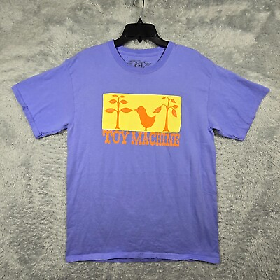 #ad Toy Machine Shirt Large Bird Tree Graphic Logo Short Sleeve $24.99