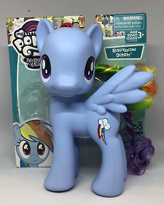 #ad Hasbro My Little Pony Friendship Is Magic Rainbow Dash Pony Figure NIB Horse $19.99