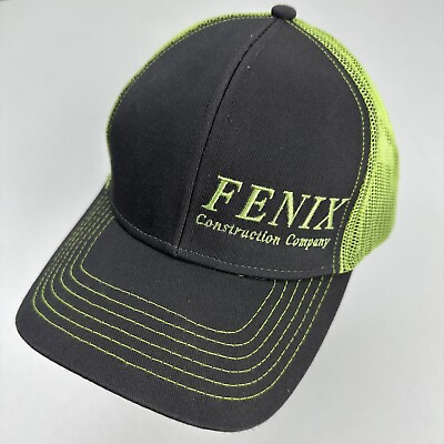 #ad Fenix Construction Company Ball Cap Hat Snapback Baseball $14.99