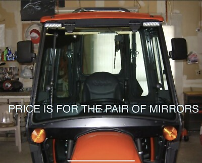 #ad •ORIGINAL SELLER* Of Magnetic mounted mirrors fits skid steer tractor equipment $38.98