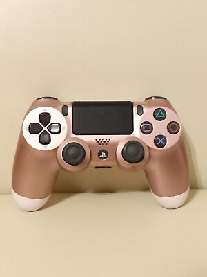 #ad Sony Playstation 4 PS4 Rose Gold Dualshock 4 Controller: FOR PARTS REPAIR $10.99