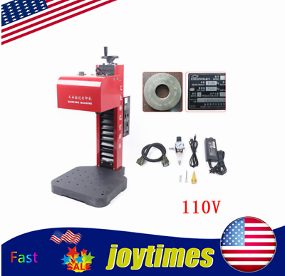 #ad Pneumatic Dot Peen Marking Machine Steel For Chassis Number Printer 120mm x 80mm $478.81