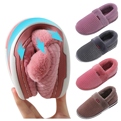 #ad Womens amp; Men Flip Flop Slippers Winter Warm Soft Plush Shoes Home Floor Slippers $16.99