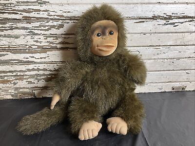 #ad Vintage Hosung 1994 Plush Monkey Hand Puppet 15quot; Stuffed Toy $16.20