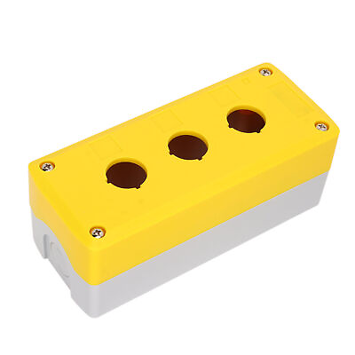 #ad 3 Holes 22mm Push Button Box Switch Control Station Box For Power Equipments $13.85