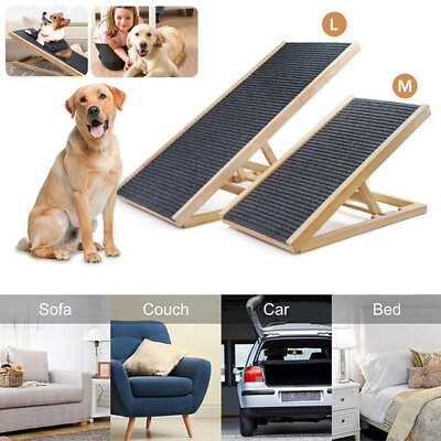 #ad Dog Ramp for Bed Car Ramp Folding Pet Ramp Dog Stairs Cat Ramp Portable Dog Step $59.99