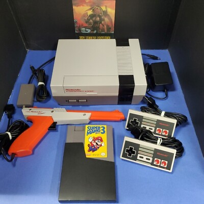 #ad Nintendo Entertainment System NES 001 Authentic Console System W Mario Game $164.99