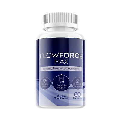 #ad 1 Pack Flow Force Max Male Vitality Supplement Pills 60 Capsules Free Shipping $24.99