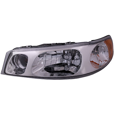 #ad Headlights Halogen Chrome Halogen Driver Left Fits 1998 2002 Lincoln Town Car $103.31