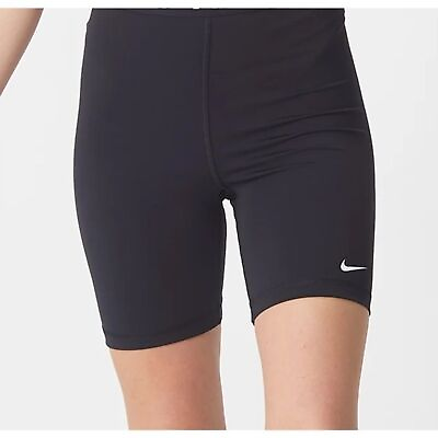 #ad Nike Pro SMALL Activewear Shorts Womens Black Biker Shorts $20.00