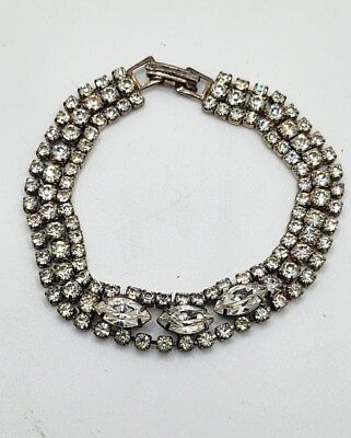 #ad Antique Rhinestone Bracelet $25.99