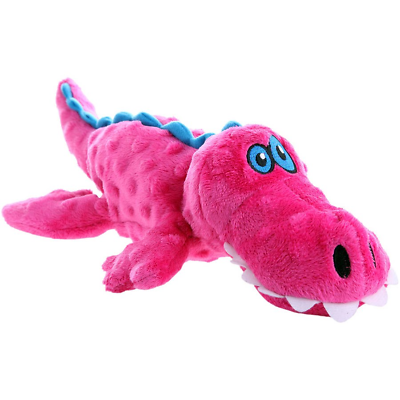 #ad ® Gators™ with Chew Guard Technology™ Durable Plush Squeaker Dog Toy Pink $21.11