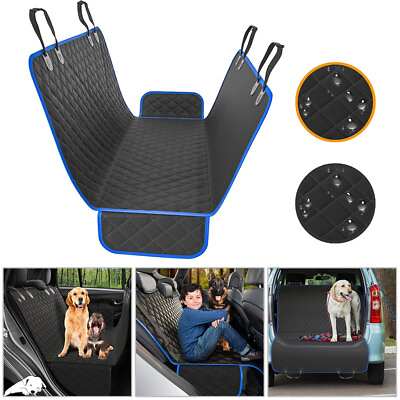 #ad Pet Dog Seat Cover for Truck Suv Car Rear Back Protector Waterproof Mat Hammock $21.88
