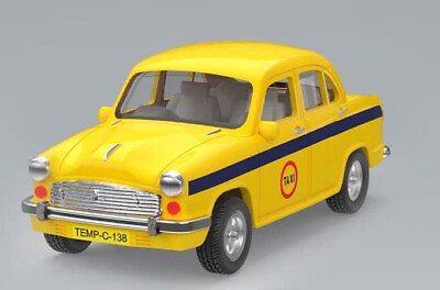 #ad India Ambassador Car Kolkata Taxi Pull Back Child Game Gift Toys Decoration $21.66