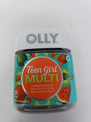 #ad Brand NEW Olly Teen Girl Multi Vitamins A C D E Bs Biotin Zinc Gummies 06 2024 $12.00