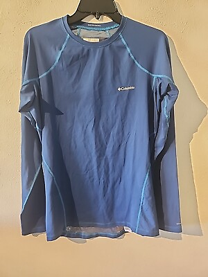 #ad Women’s Columbia Omni Heat Thermal Long sleeve Pullover T Shirt Top Size Large $15.00