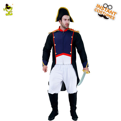 #ad Men Cosplay Napoleon Costumes for Halloween Party Adult Medival Warrior Costume $33.90