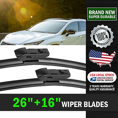 #ad For 2015 2017 Lexus NX200t OEM Front Leftamp;Right Windshield Wiper Blades 26quot;16quot; $13.99