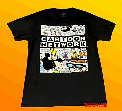 #ad New Cartoon Network 90s Character Squad Cast Men#x27;s Vintage Retro T Shirt $17.95