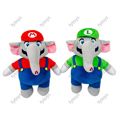 #ad Super Mario Bros. Wonder Soft Plush Toys Elephant Mario Luigi Stuffed Dolls Gift $13.89