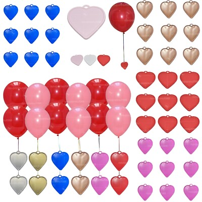 #ad Heart Shape Balloon Bangle shape Weights Reusable Birthday Romantic Decor Party GBP 6.99