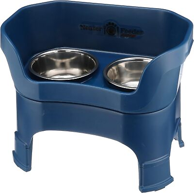 #ad Pet Brands Feeder Deluxe Model Adjustable Height Mess Proof Dog Bowls $86.87