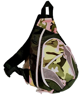 #ad Backpack Sling Style Bag School Bag Travel Camo Pockets Zip Pockets Arizona $7.89