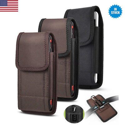 #ad Cell Phone Holster Vertical Carrying Belt Clip Case Pouch Cover For Smart iPhone $7.29