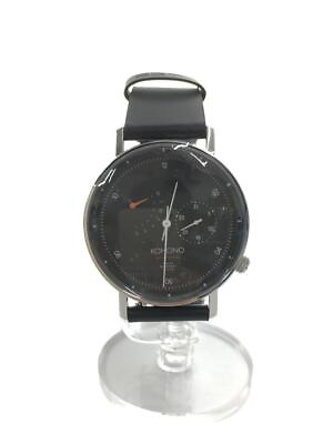 #ad KOMONO Walther RETRO grade quartz watch analog BLK BLK KOM W4030 #WPAQGA $149.43