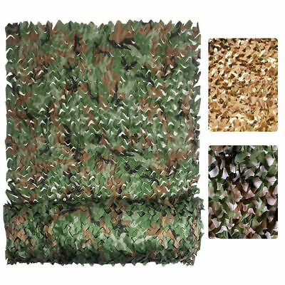 #ad 13 26Ft Military Woodland Camouflage Netting Cutable Camo Net Camping Hunting $15.50