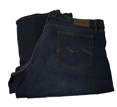 #ad Urban Star Jeans Wear Mens Size 44x30 Bootcut Denim Dark Blue $25.20
