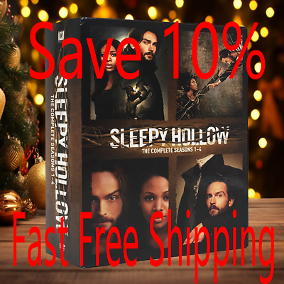 #ad New Sleepy Hollow The Complete Series Seasons 1 4 DVD 18 Discs US Fast Shipping* $34.80