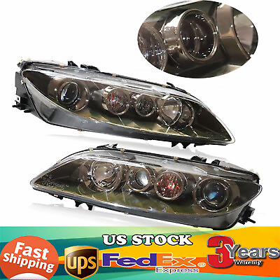 #ad For 2006 2007 2008 Mazda 6 Halogen Headlights Left amp; Right Side Pair Headlamps $161.50