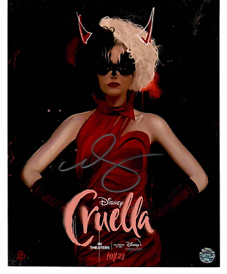 #ad Emma Stone Actress Cruella Signed 8 x 10 Photo COA TTM Hologram 143603 $90.00