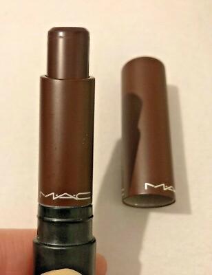 #ad MAC Liptensity Lipstick DOUBLE FUDGE Reddish Brown Discontinued GLOBAL SHIP $44.95